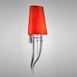 Wall design lamp  Brunilde by Ipe Cavalli H52 (Red)