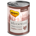 Мнямс консервы для собак всех пород паштет из индейки с уткой Турдакен по-британски 400 г