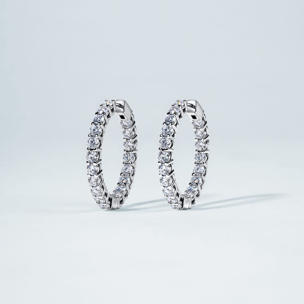Серьги ROUND 25 mm