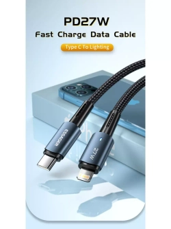 Длинный провод для быстрой зарядки iPhone, iPad 27w 3 метра