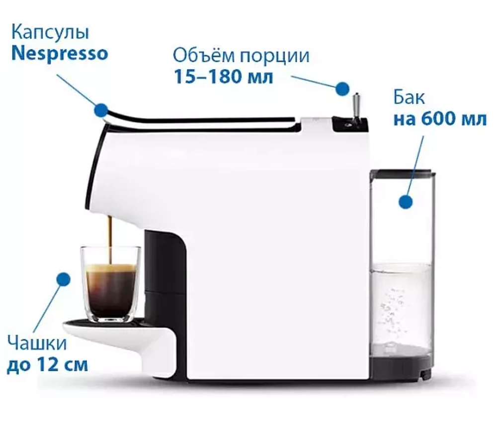Кофемашина Xiaomi Scishare Capsule Coffee Machine S1103
