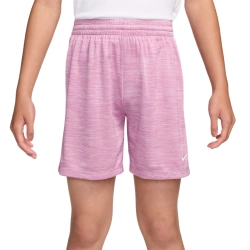 Детские теннисные шорты Nike Kids Dri-FIT Multi Big Training - playful pink/pink rise/white