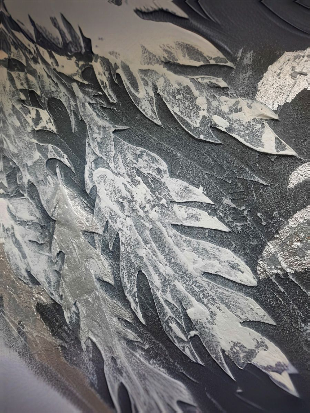 Картина "Кружево водных кругов" 50х60: Ручная уникальная эксклюзивная картина в единственном экземпляре