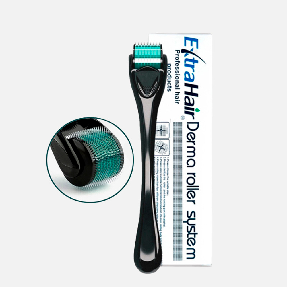 Мезороллер ExtraHair в футляре 540 титановых игл
