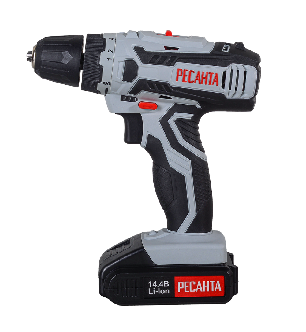 Дрель-шуруповерт аккумуляторная Ресанта ДА-14-2Л