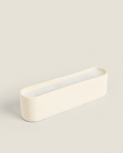 Декоративная свеча Zara Home, 8х30х7 см, керамика, 2391/065