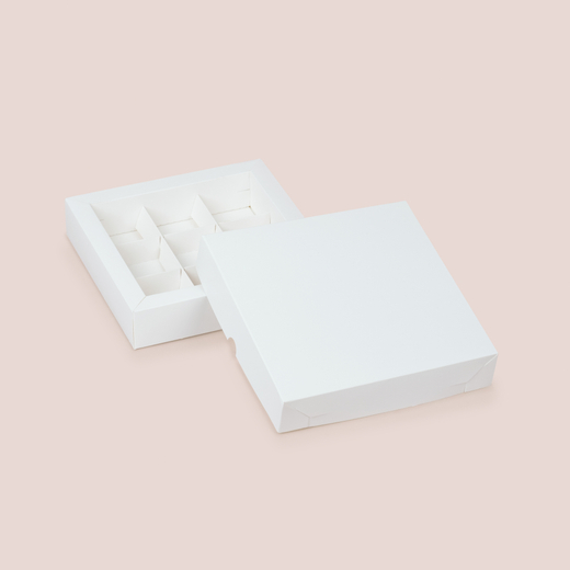 Коробка для 9 конфет без окна