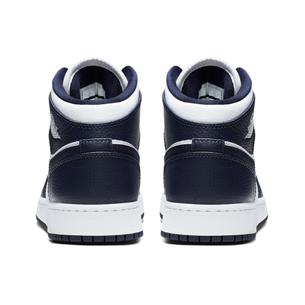 Кроссовки Air Jordan 1 Mid GS Obsidian