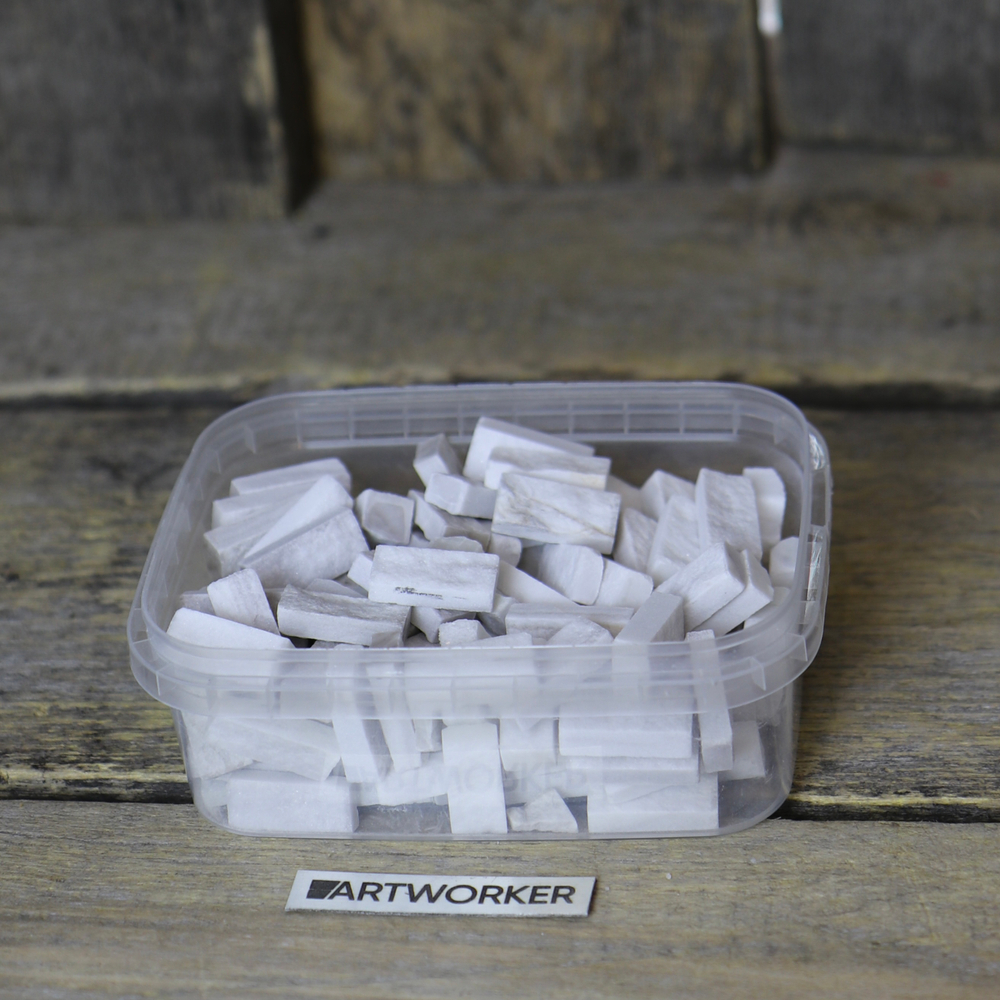 Натуральный камень колотый на модуль для мозаики