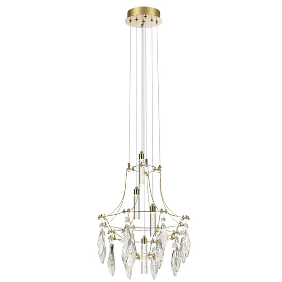 7000/35L CLASSIC ODL_EX25 069 Подвесной светильник металл/хрусталь/нерж сталь IP20 LED 35W 4000K 220-240V FLAMENCO