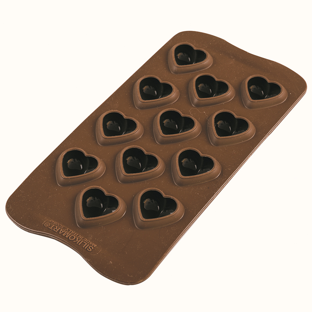 Форма для приготовления конфет My Love 11х21см силиконовая Silikomart