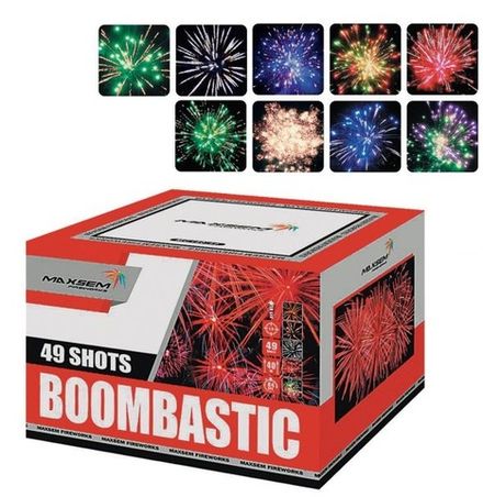 Батарея салютов "Boombastic" MC150-49 49 залпов * 1.5"  (1/2)