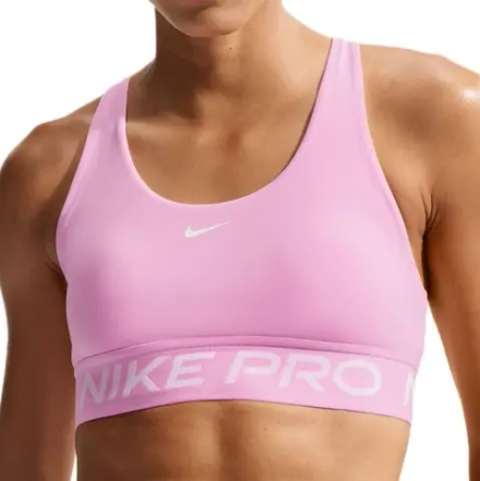 Теннисный бюстгальтер Nike Pro 365 Light Support Non Padded Sports - pink rise/white