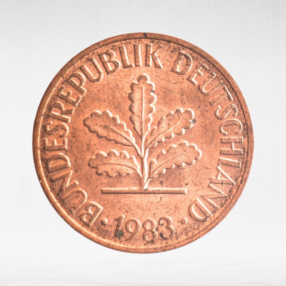 Germany, 2 Pfennigs, 1983, (Munich Mint - "D"), VF