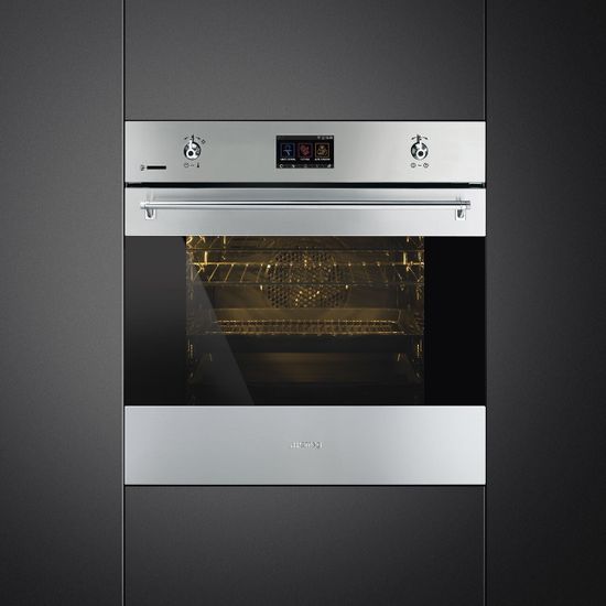 Электрический духовой шкаф Smeg SFP6303WTPX