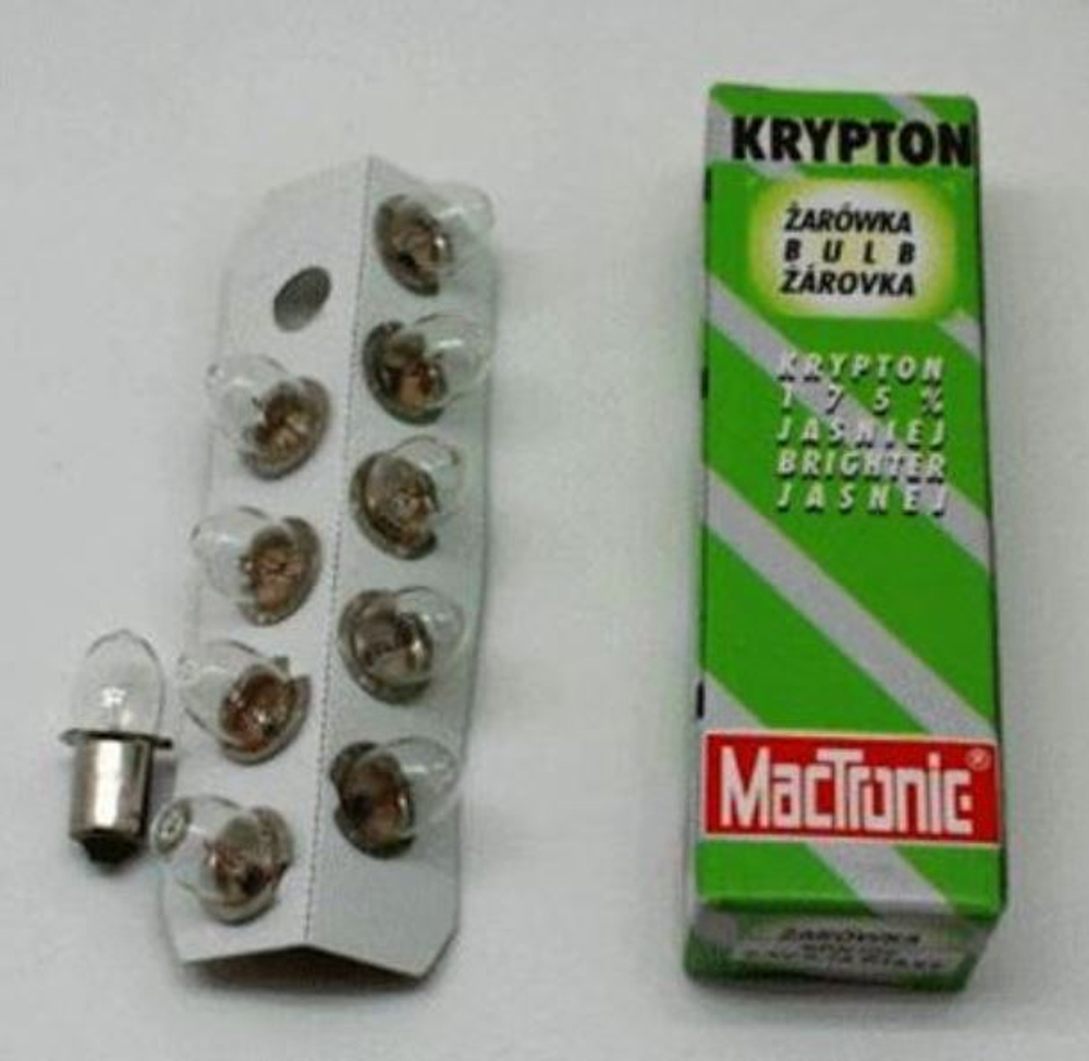 Лампа 3.6V/0.75A P13.5s Mactronic KPR103