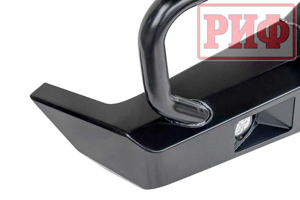 Бампер передний Toyota Land Cruiser 76/78/79 2007+ c доп. фарами и защитной дугой, под штатную лебедку РИФ