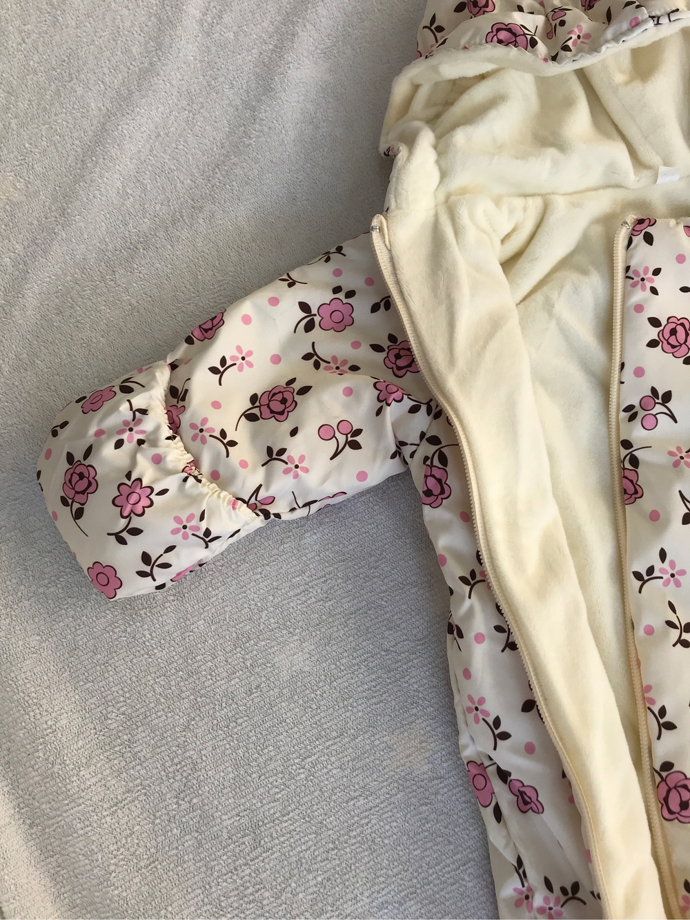 Комбинезон на осень-весну, Модель: 031 "Цветочек" (ИП Петрова Г.Г.) (Цвет: Черный, Размер: 80)