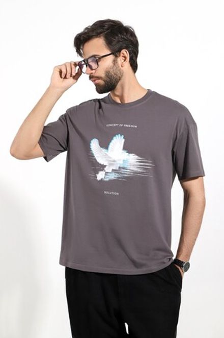 Фуфайка (футболка) мужская Герой-4 Виотекс ГРАФИТОВЫЙ