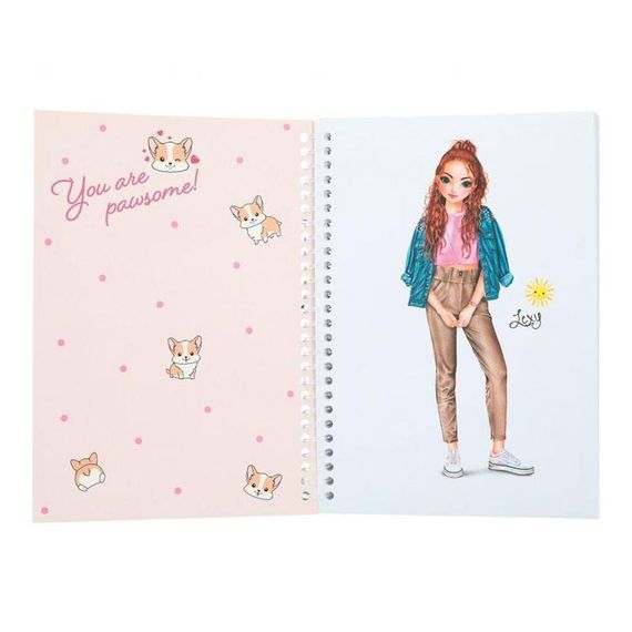 TOPModel Pocket Colouring Book