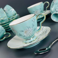 Lenardi 555-128 Чайный набор 12пр. 220мл SABRINAв под.уп.(х6)Костяной фарфор