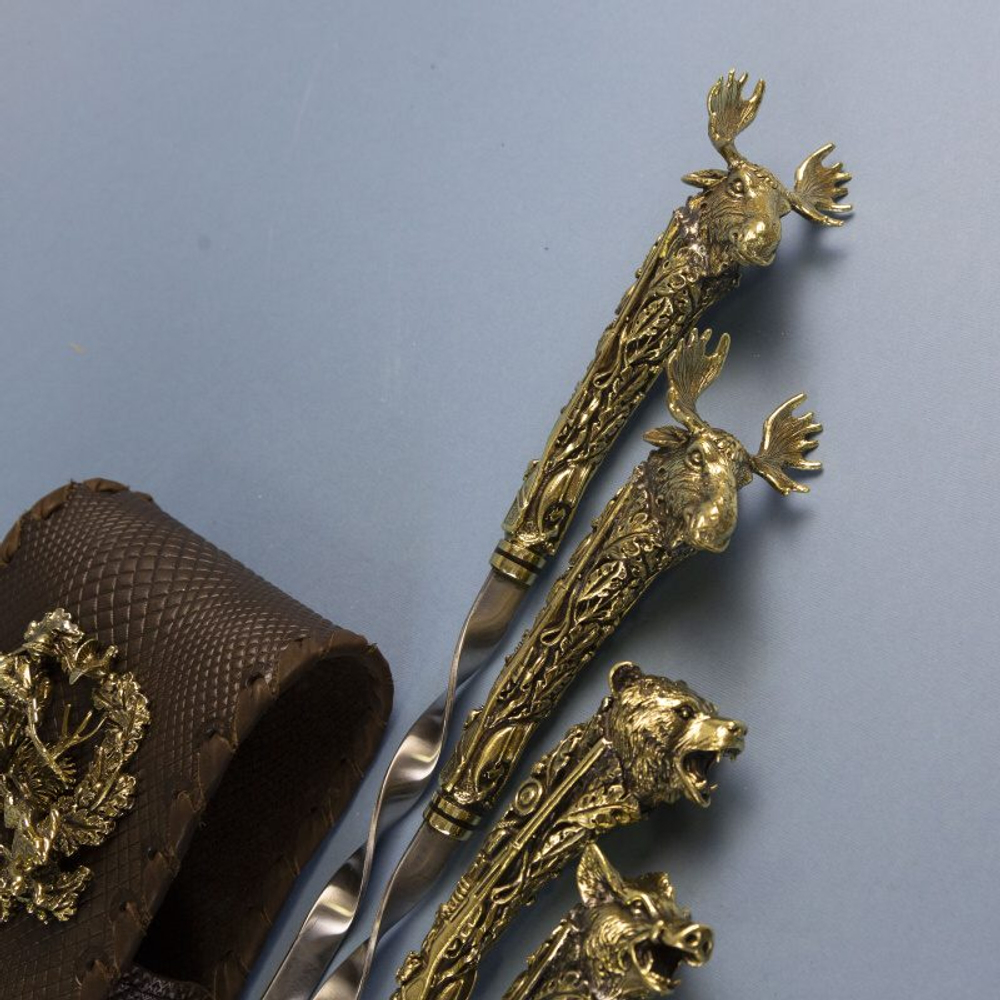 Набор коллекционных шампуров «Охота»