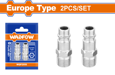 Набор коннекторов пневматических 1/4" 2 шт (120) WADFOW WQP2950