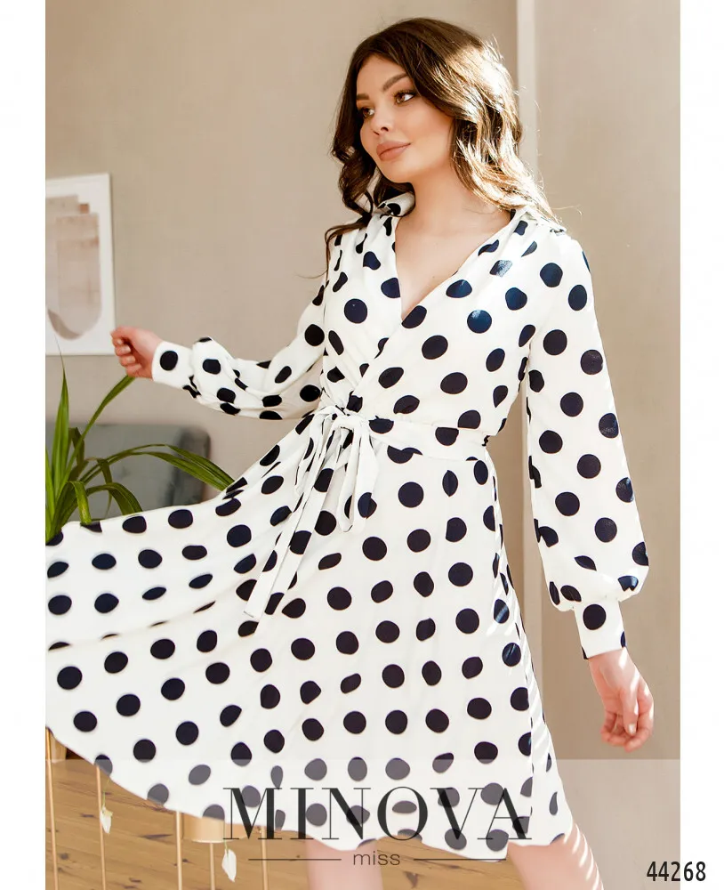 Платье 1078Н-белый Minova