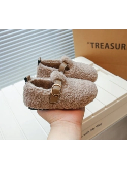 Балетки из искусственного меха