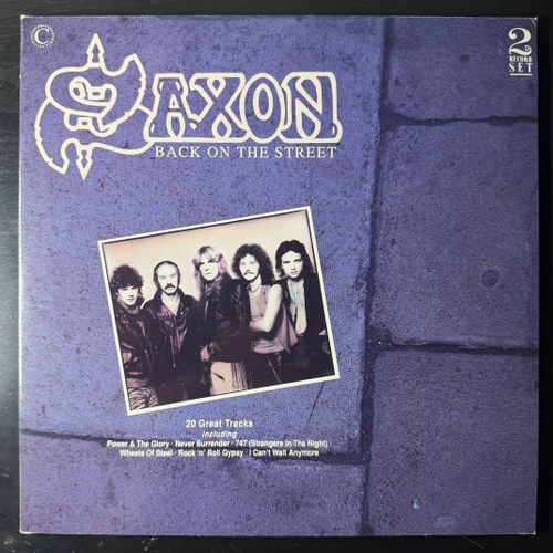 Saxon ‎– Back On The Street 2LP (Англия 1990г.)