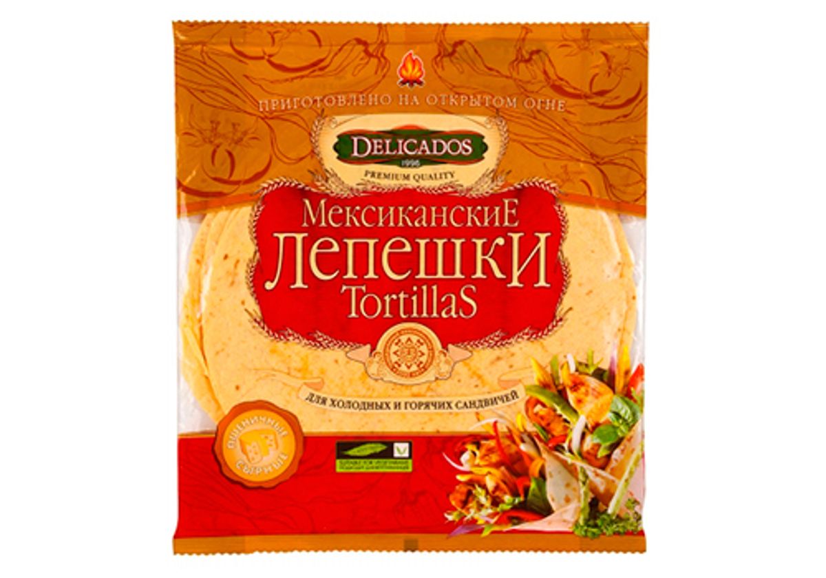 Мексиканские лепешки сырные Delicados, 6шт