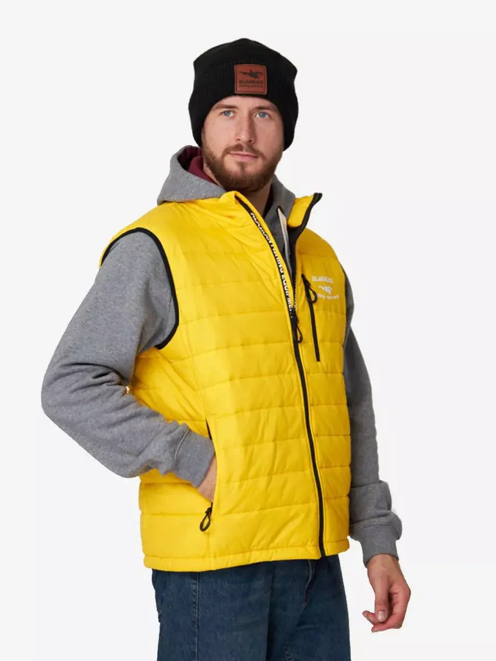 Жилет Alaskan Juneau Vest Yellow утепленный стеганый