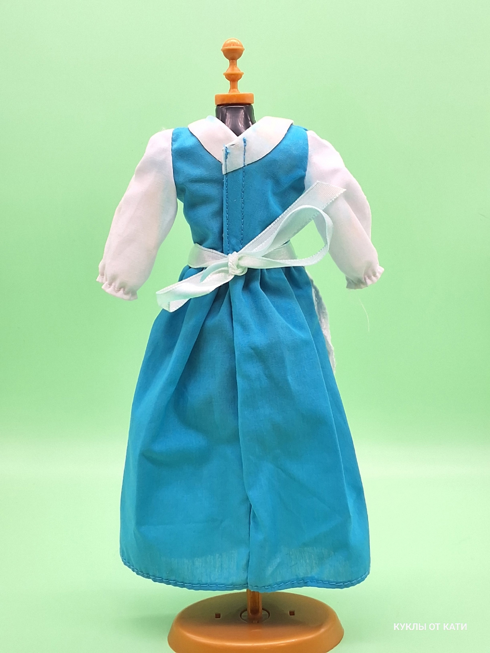 Одежда для куклы Барби винтаж платье 02075