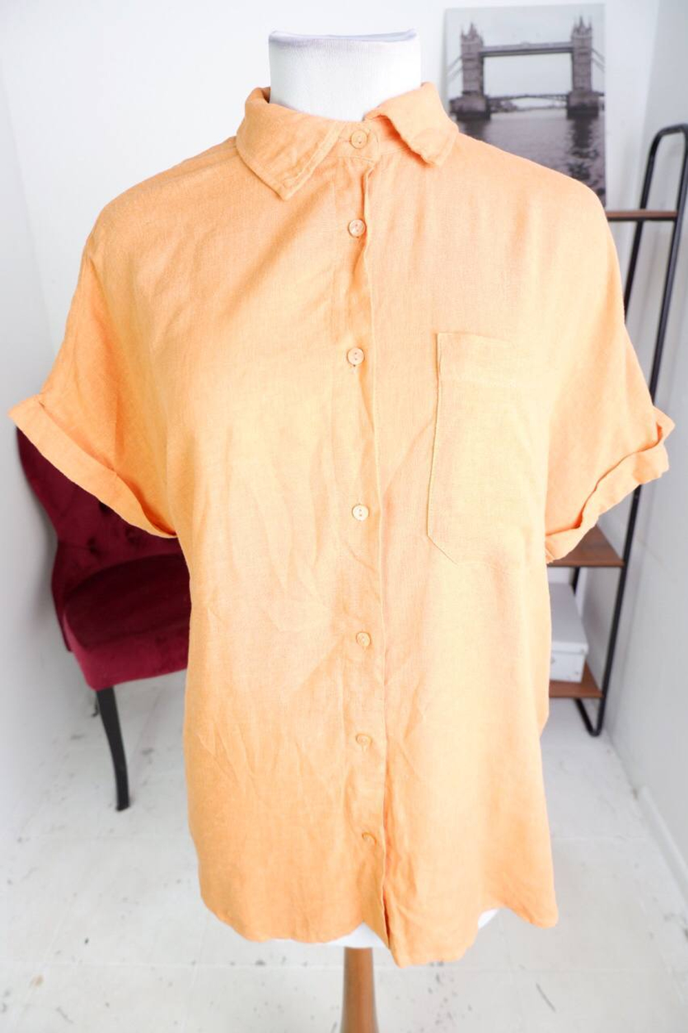 Блузка Defacto свободного кроя, маркировка М, визуально на 46 размер