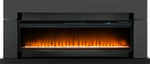 Каминокомплект Lindos Graphite Grey (линейный) с очагом Vision 60 LED