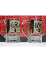 Кружка пивная "Герб" 2 шт 500мл