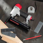 Нейлер-степлер пневматический 2 в 1, гвозди 18GA длина 10-50 мм, скобы 18GA длина 25-40 мм Matrix