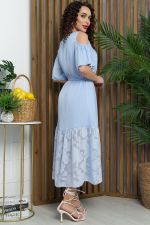 Платье Разбивая сердца (голубое) П15471-7М LT Collection