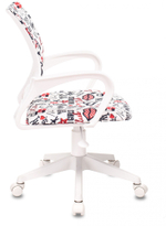 Кресло детское Бюрократ BUROKIDS 1 W-REDLIPS