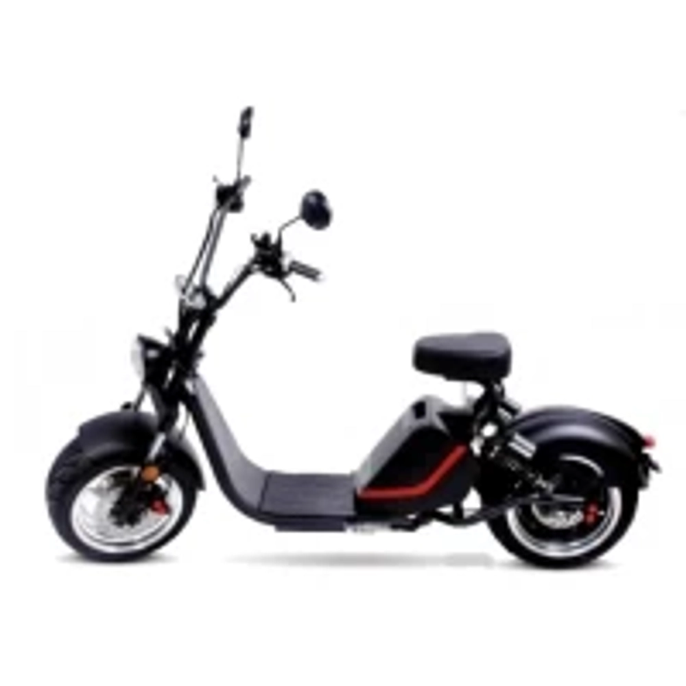 Электроскутер Citycoco с глушителем 1500W, 20Ah Красный