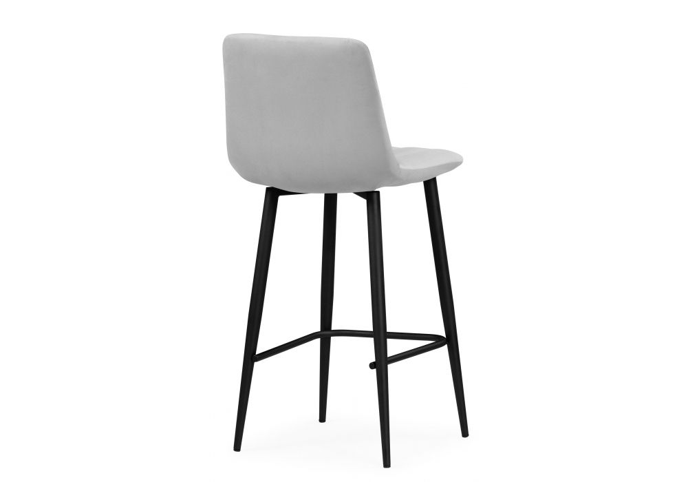Полубарный стул Дани светло-серый 52 / черный