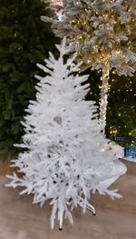 Белая елка «Хрустальная» (Литая хвоя прозрачно-белая) от 1,2 м до 3 м