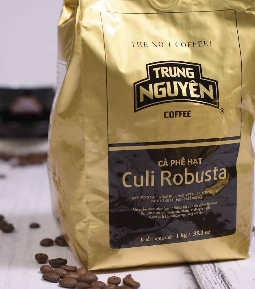 Зерновой кофе Trung Nguyen Culi Robusta, 1 кг.