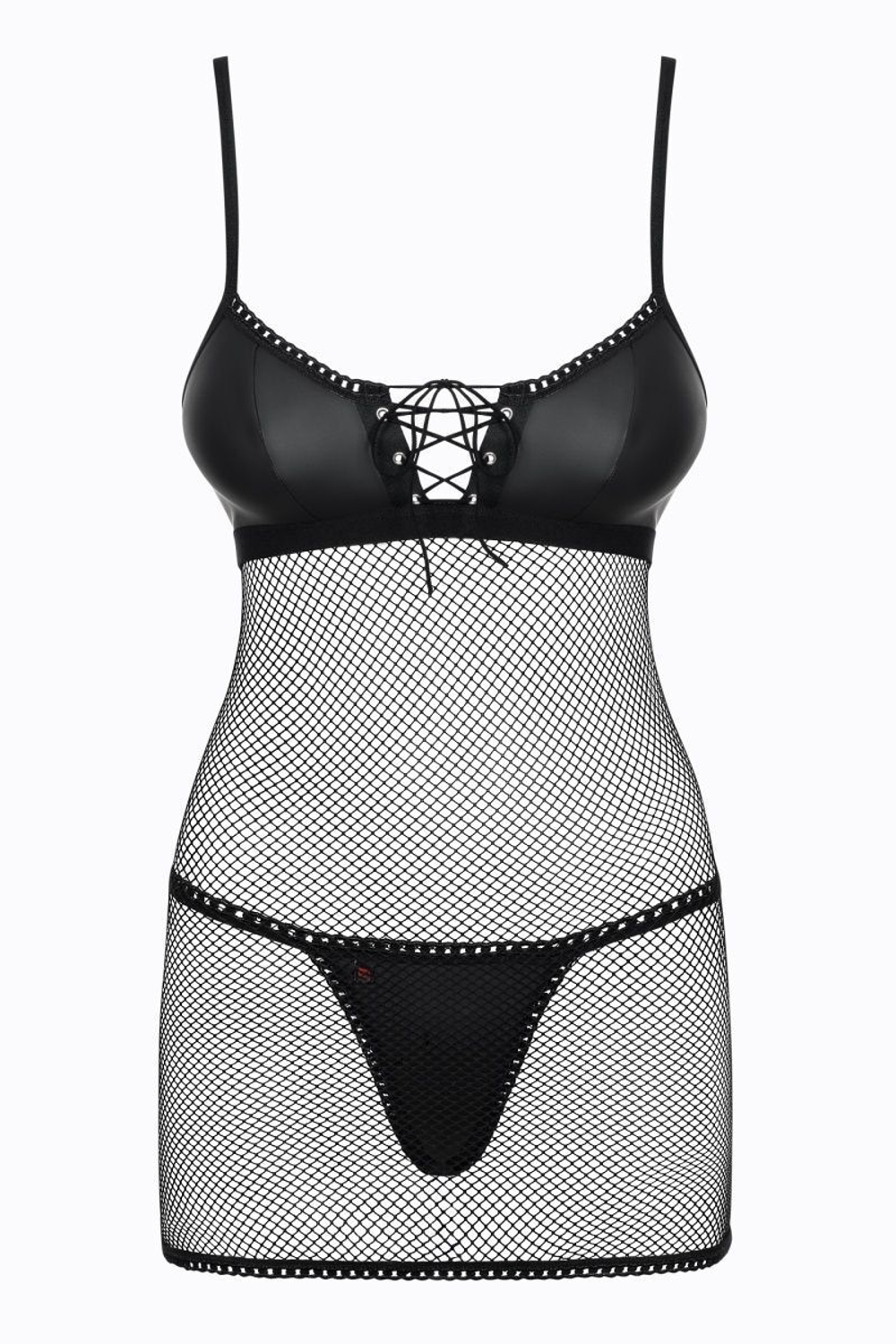 Изысканная полупрозрачная сорочка Redella (Размер: L-XL) (Цвет: черный)