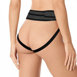 Трусики для страпона Ingen (принт в горошек)