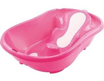 Детская ванночка для купания Ok Baby Onda Evolution Яркая розовая