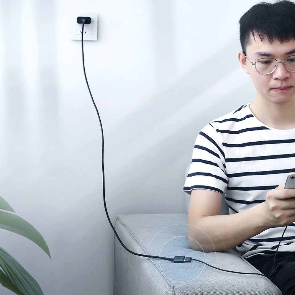 Кабель USB - USB удлинитель, 0.5m UGREEN 10313