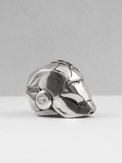 Шарм-бусина Шлем Тони из серебра