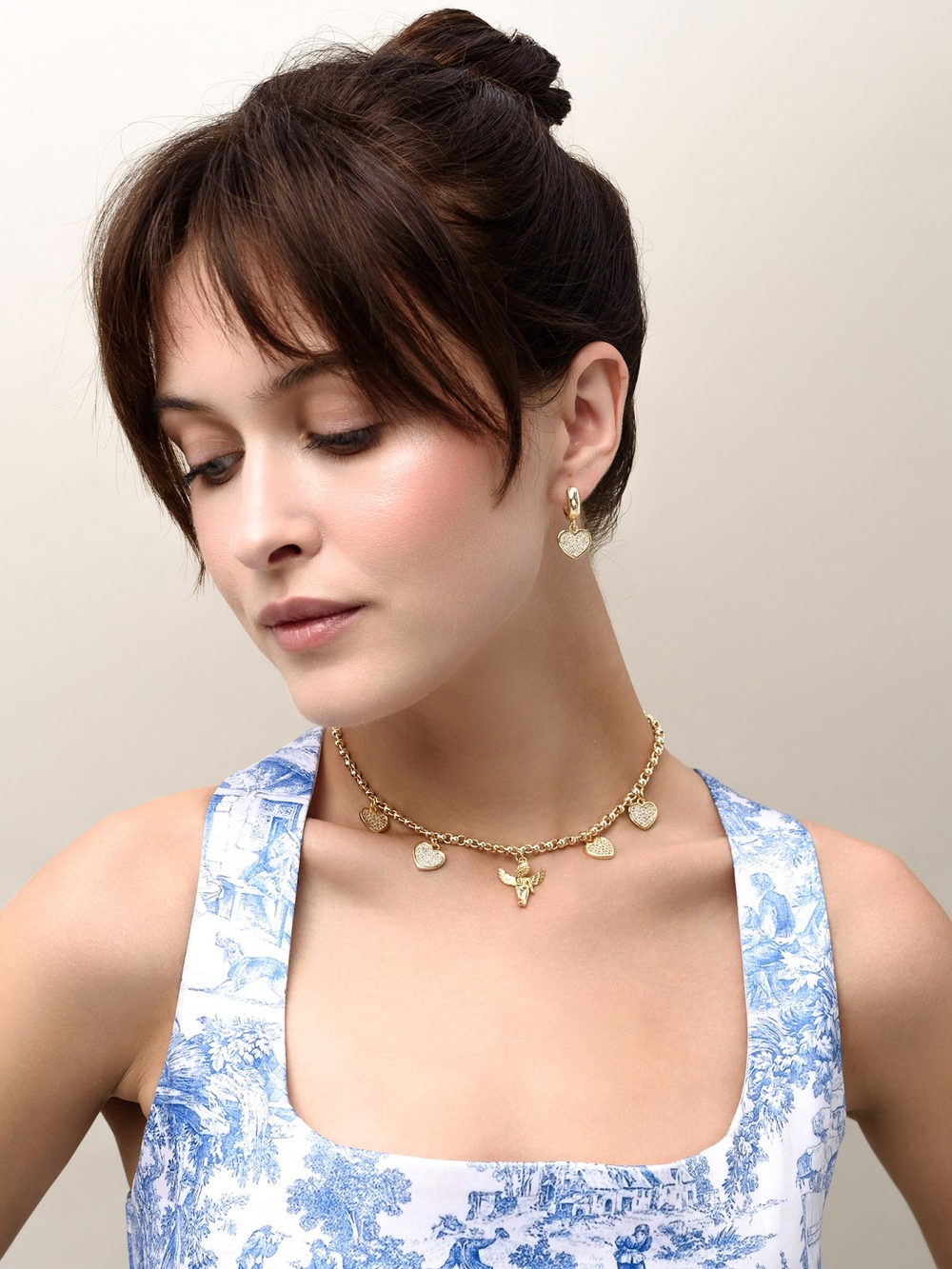 Чокер "Angel heart" Gold