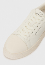 Armani Exchange LION - кроссовки на шнуровке - Белый